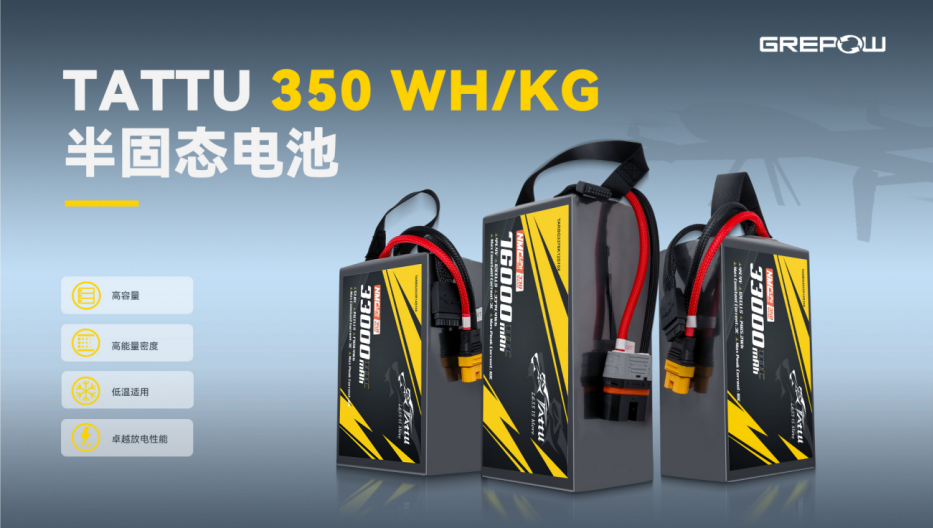 Tattu 350Wh/kg半固態(tài)電池